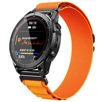 Pasek Nylonowy Quickfit do Garmin Fenix 5/6/6 PRO/7 Forerunner 965/955/945, Pomarańczowy