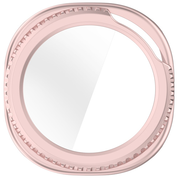 2w1 Etui + Szkło Hartowane do Samsung Galaxy Watch 8 Classic 46mm, Różowe