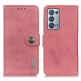 Etui Wallet do Oppo Reno6 Pro 5G / Pro+ 5G, KHAZNEH, Pink
