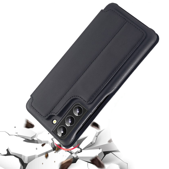 Etui z klapką do Samsung Galaxy S22+ Plus 5G, LC.IMEEKE, czarne