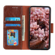 Skórzane Etui Wallet do Samsung Galaxy A70, Nappa Texture, brown