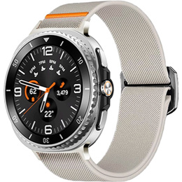 Pasek nylonowy do Samsung Galaxy Watch 8 / 8 Classic, Beżowy