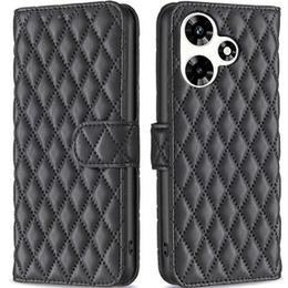 Etui z klapką do Infinix Hot 30, Wallet, BINFEN COLOR, czarne