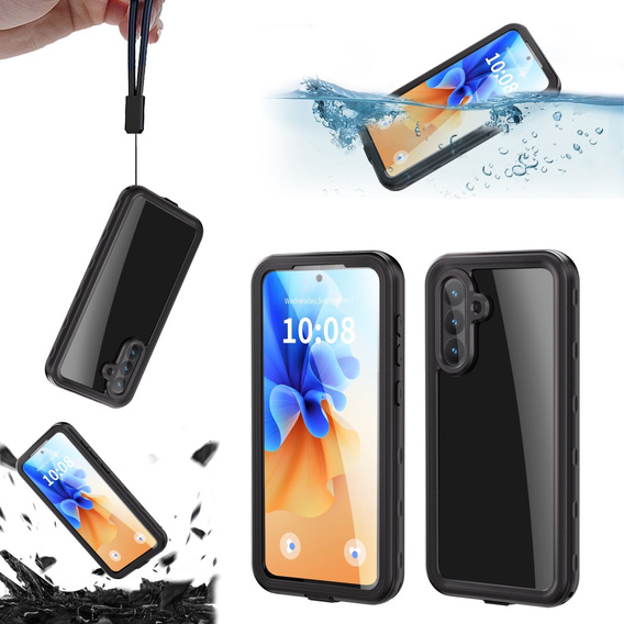 Wodoodporne etui Redpepper IP68 do Samsung Galaxy A56 5G – przezroczysta ochrona w każdych warunkach