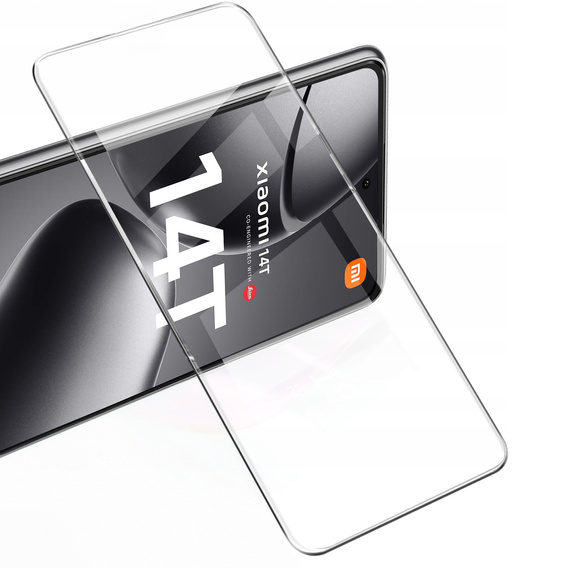 2x Szkło Hartowane do Xiaomi 14T / 14T Pro, ERBORD 9H Hard Glass, szybka