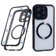 Etui Magnetic Dual Glass MagSafe do iPhone 16 Pro Max, czarne