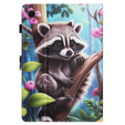 Etui do Lenovo Tab M10 Plus TB-X606F, z klapką, raccoon