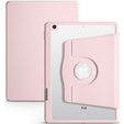 Etui do iPad 10.2" 2021/2020/2019 (9/8/7 gen.), z miejscem na rysik, Obrotowe 360°, Różowe