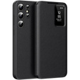 Etui z klapką do Samsung Galaxy S24 Ultra, Smart View Wallet, czarne