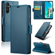 Etui do Samsung Galaxy A16 / A16 5G, ERBORD Glossy Litchi, portfel z klapką, niebieskie
