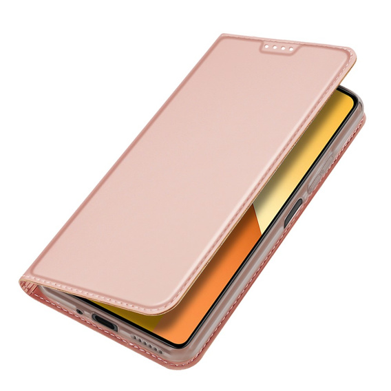 Etui Dux Ducis do Xiaomi Redmi Note 13 5G, Skinpro, różowe rose gold