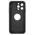 Zestaw Etui do Magsafe do iPhone 13 Pro, Hole for Apple Logo, niebieskie + Szkło