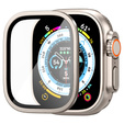 Szkło Hartowane SPIGEN GLAS.TR SLIM PRO do Apple Watch Ultra 1/2/3 49mm, z ramką, Tytanowe / Szare