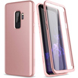 Etui do Samsung Galaxy S9+ Plus, Suritch Full Body, różowe rose gold