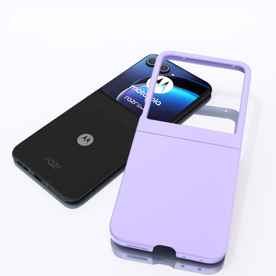 Etui do Motorola Razr 50 5G / Razr 60 5G, PC Case, fioletowe