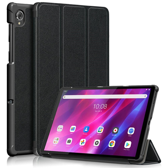 Etui do Lenovo Tab K10 X6C6 10.3, Z klapką, Czarne