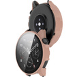 2w1 Etui + Szkło Hartowane do Xiaomi Watch S1 Pro, Różowe