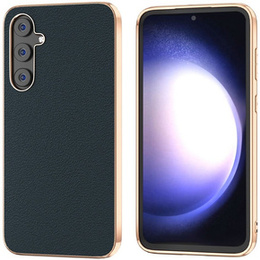 Etui do Samsung Galaxy S23 FE, Cowhide Leather, zielone