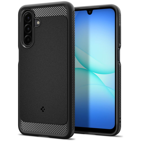 Etui Spigen do Samsung Galaxy A17 4G/5G, Rugged Armor MagSafe, czarne