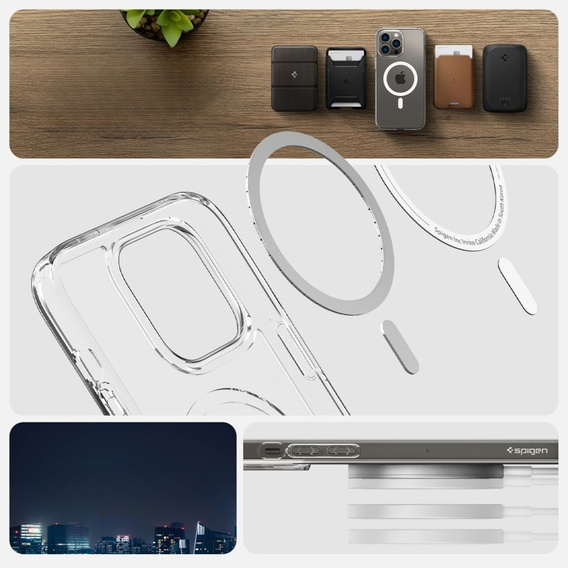 Etui Spigen do iPhone 14 Pro, Ultra Hybrid Mag MagSafe, White