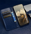 Etui z klapką do Motorola Edge 60 Pro, Wallet Rhombus, niebieskie