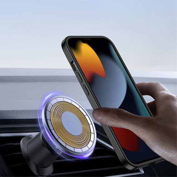 Etui Kevlar MAGSAFE do iPhone 13, obudowa plecki z TPU + Włókno węglowe