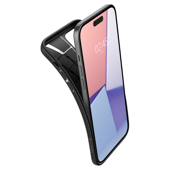 Etui Spigen do iPhone 15 Plus, Liquid Air, Czarne