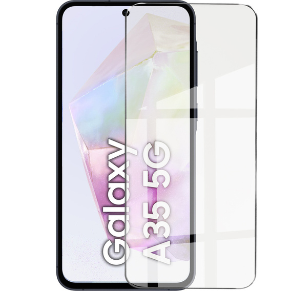 Etui do Samsung Galaxy A35 5G, Electro MagSafe, czarne + Szkło na ekran