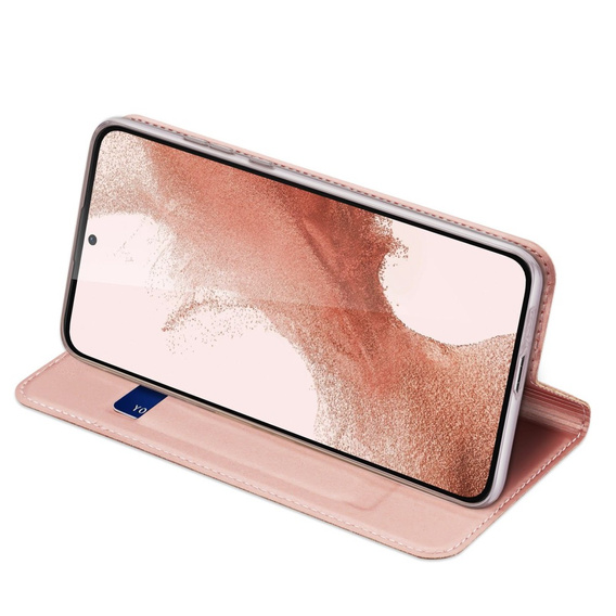 Etui Dux Ducis do Samsung Galaxy S23, Skinpro, różowe rose gold