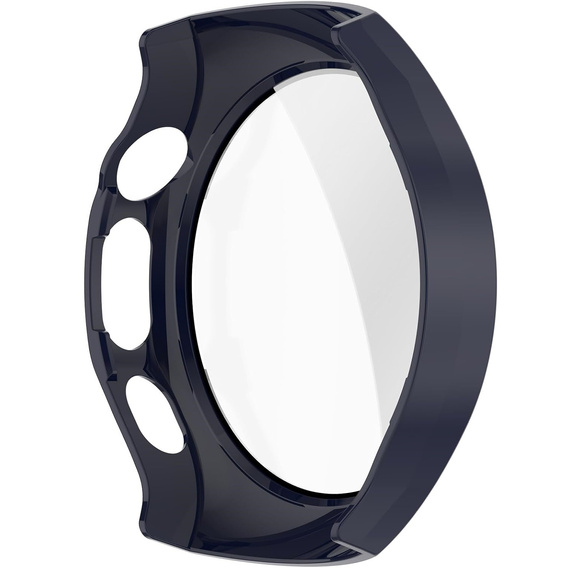 2w1 Etui + Szkło Hartowane do Huawei Watch 5 42mm, Granatowe