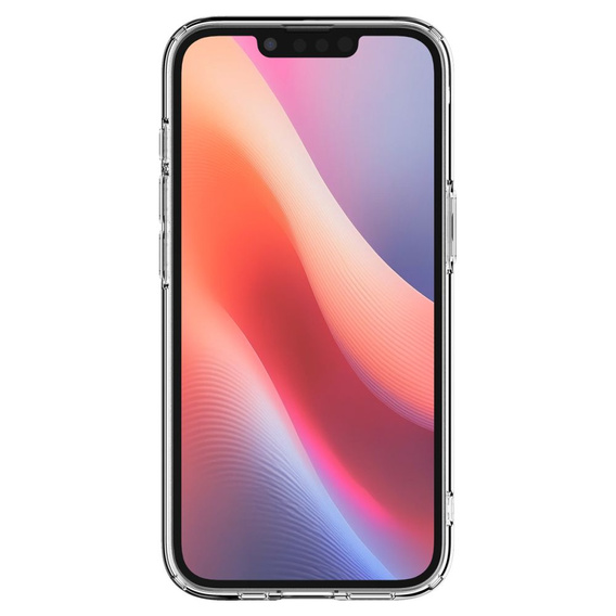 Etui Spigen do iPhone 16E, Liquid Crystal, przezroczyste + Szkło Hartowane 9H