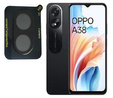 Szkło hartowane na aparat do Oppo A18 4G / A38 4G, czarne