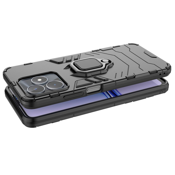 Etui do Realme C51, Kickstand Ring, czarne
