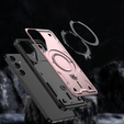 Etui do Samsung Galaxy S24 FE, Military MagSafe, różowe