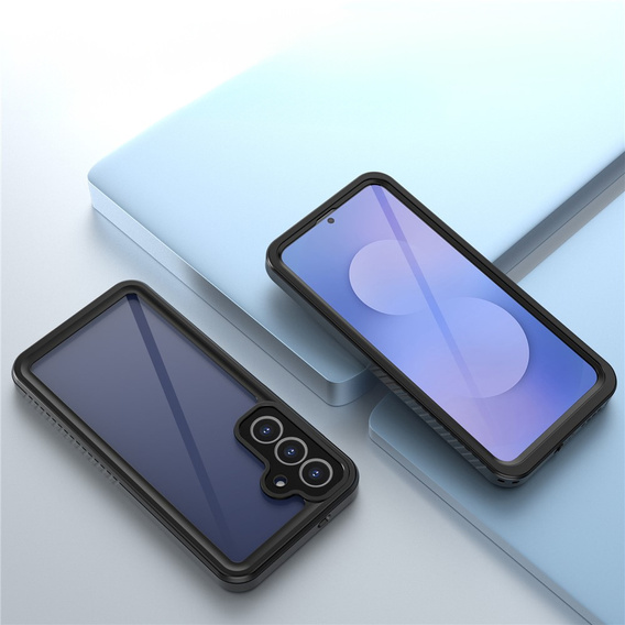 Etui Wodoodporne IP68 do Samsung Galaxy S25 FE, Redpepper, czarne