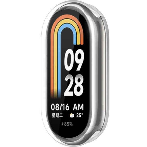 Etui Silikonowe do Xiaomi Smart Band 10 / 9 / 8, Przezroczyste
