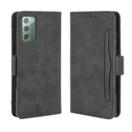 Etui z klapką do Samsung Galaxy S20 FE, Card Slot, czarne