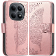 Etui z klapką do Xiaomi Redmi Note 15 5G / Poco M8 5G, Butterfly, różowe