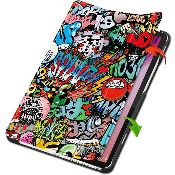 Etui do Lenovo Tab One, Smartcase, Graffiti