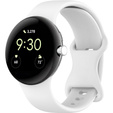 Pasek Silikonowy do Google Pixel Watch 3 45mm, Biały
