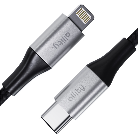 Allity AUC-01 – Kabel USB-C do Lightning 1 m, 27W - czarny