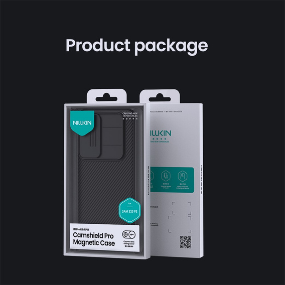 Etui Nillkin do Samsung Galaxy S25 FE, CamShield Pro MagSafe, czarne
