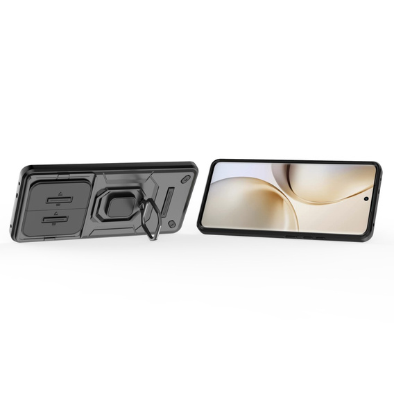 Etui pancerne do Realme 14 Pro 5G, CamShield Slide, czarne