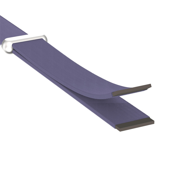 Smycz na telefon kompatybilna z etui do iPhone 17, odpinana magnetyczna klamra, pasek na szyję – fioletowa