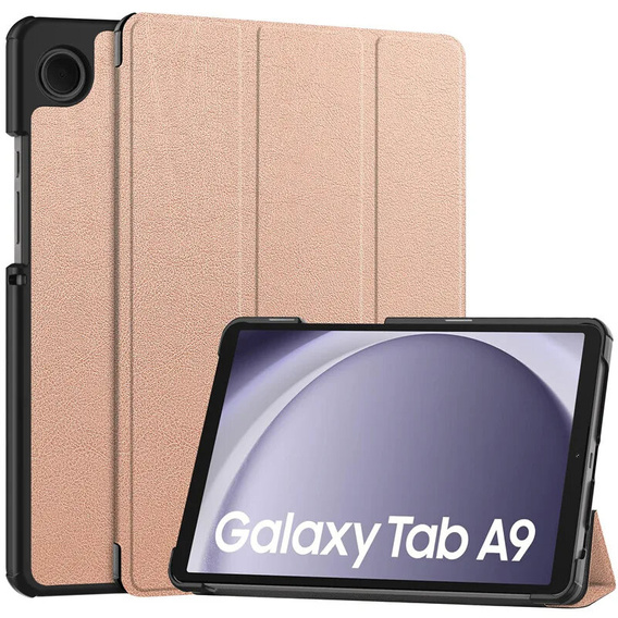 Etui do Samsung Galaxy Tab A9, Smartcase, różowe rose gold