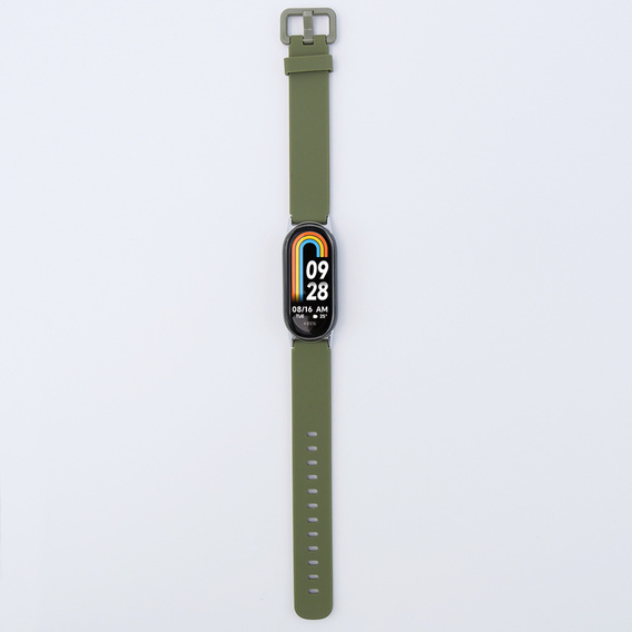 Pasek Silikonowy do Xiaomi Smart Band 10 / 9 / 8, Zielony