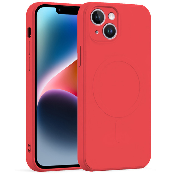Etui Silicone Mag Cover do iPhone 13, Red