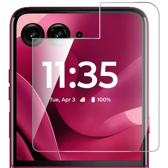 Szkło Hartowane na tylny ekran do Motorola Razr 60 Ultra, przezroczyste