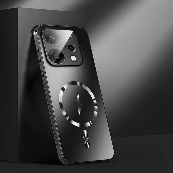 Etui do Oppo Reno 14, do MagSafe, z ochroną aparatu, czarne