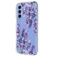 Etui do Samsung Galaxy S25 FE z motywem kwiatowym – fioletowe